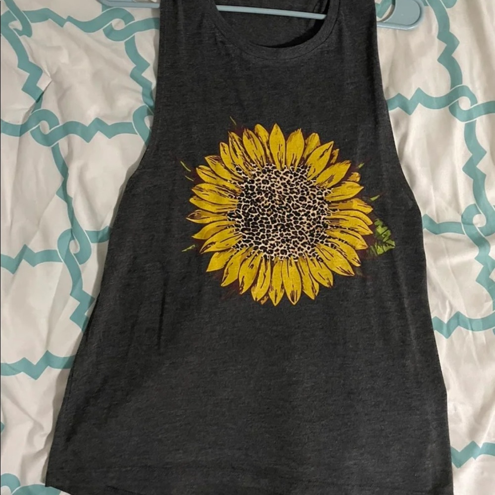 Bella canvas sunflower tank
